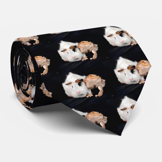 Bärtiger Drache GPig Krawatte (Gerollt)