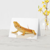 Bärtiger Drache Karte (Gelbe Blume)