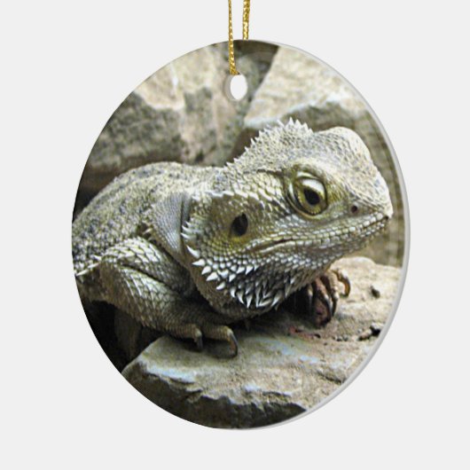 Bärtiger Drache Keramik Ornament (Links)