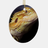 Bärtiger Drache-Kopf 2 Keramikornament (Rechts)