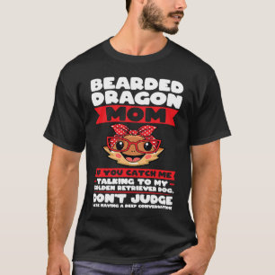 Bärtiger Drache Mama, wenn du mich beim Reden mit T-Shirt