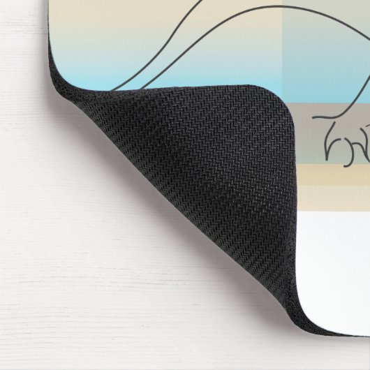 Bärtiger Drache Mousepad (Ecke)