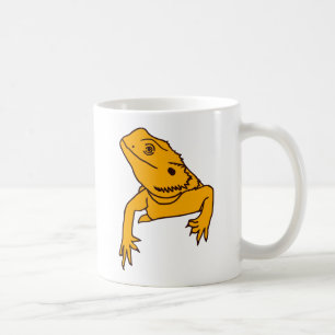 Bärtiger Drache Mousepad Kaffeetasse