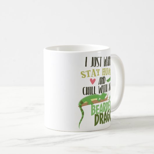 Bärtiger Drache Pogona Kaffeetasse (VorderseiteRechts)