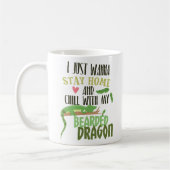 Bärtiger Drache Pogona Kaffeetasse (Links)