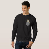 Bärtiger Drache Taschendesign Coole Reptilien-Pet Sweatshirt (Vorne ganz)