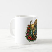Bärtiger Drache Tropische Fantasy-Landschaft Repti Kaffeetasse (Vorderseite Links)