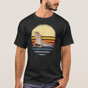 Bärtiger Drache Vintage Lustiges Reptil Pogona Hau T-Shirt