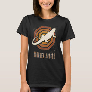 Bärtiger Drache Vintage Retro Klassische Tierliebe T-Shirt