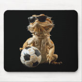 Bärtiger Drachen Fußball Mousepad (Vorne)