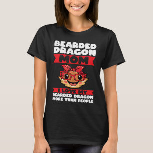 Bärtiger Drachen-Mama Ich liebe meinen Bartagamen T-Shirt