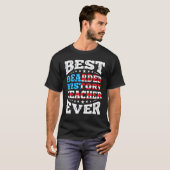 Bärtiger Geschichtslehrer 4. Juli USA Ame T-Shirt (Vorne ganz)
