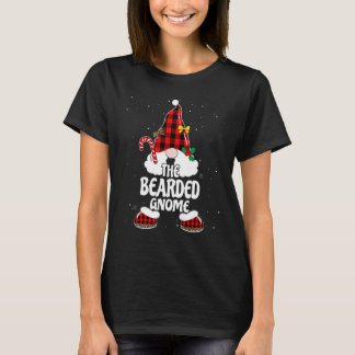 Bärtiger Gnom Büffel Kariert passende Familie Weih T-Shirt