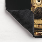 Bärtiger Kugel-Kostüm für Munition und Pistole Mousepad (Ecke)