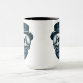 Bärtiger Oberkopfschädel Tasse (Zentrum)