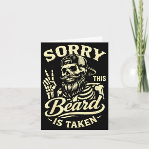 Bärtiger Papa Daddy Vatertag tut mir leid dieser B Karte