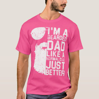 Bärtiger Papa Lustiger Bart Humor Vatertag Idee T-Shirt