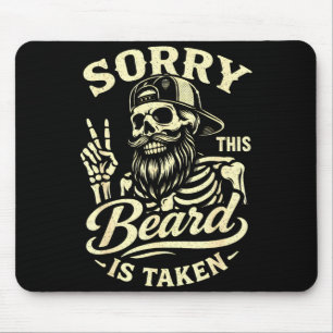 Bärtiger Papa Vater Vatertag tut mir leid dieser B Mousepad