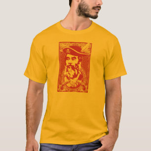 Bärtiger Saddam Hussein Porträt-T - Shirt