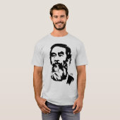 Bärtiger Saddam Hussein Porträt-T - Shirt (Vorne ganz)