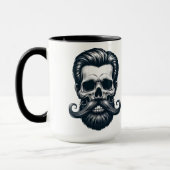 Bärtiger Totenkopf Tasse (Links)