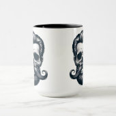 Bärtiger Totenkopf Tasse (Zentrum)