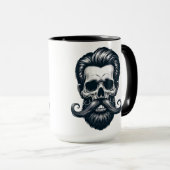 Bärtiger Totenkopf Tasse (VorderseiteRechts)