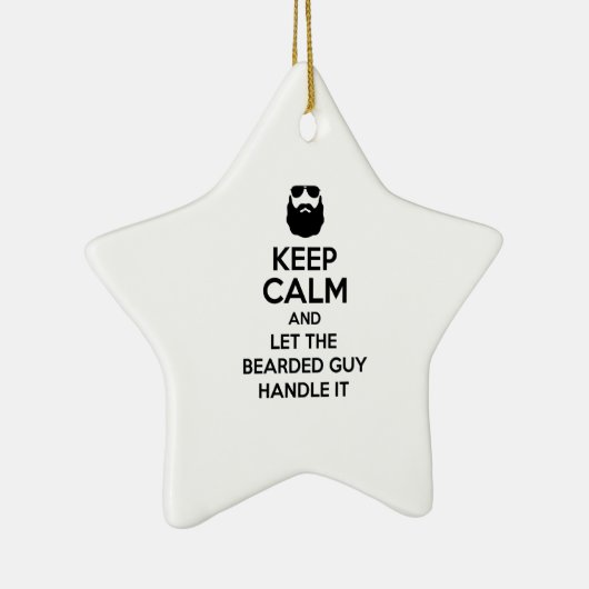 Bärtiger Typ Keramik Ornament (Rechts)