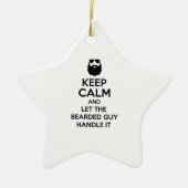 Bärtiger Typ Keramik Ornament (Vorne)