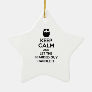 Bärtiger Typ Keramik Ornament