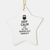 Bärtiger Typ Keramik Ornament (Links)