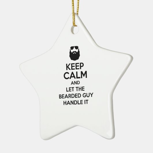 Bärtiger Typ Keramik Ornament (Links)