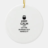 Bärtiger Typ Keramikornament (Vorne)