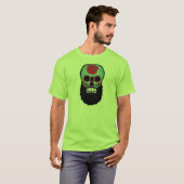 Bärtiger Zuckerschädel T-Shirt (Vorne ganz)