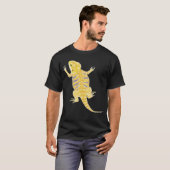 Bärtiges Shirt des Drachen (dunkle bkg Farben) (Vorne ganz)