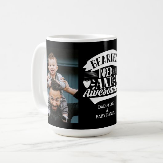 Bartinken Phantastisch 2 Foto Personalisierter Vat Kaffeetasse (Vorderseite Links)