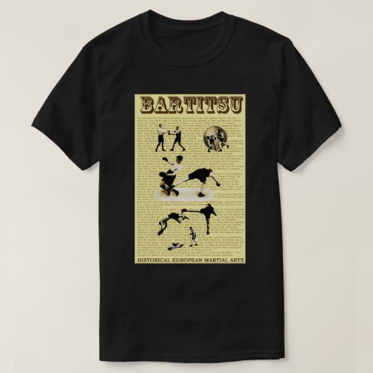 BARTITSU Historische europäische Kampfkunst T-Shirt (Design vorne)