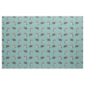 Bartkalillenblau Stoff (Fat Quarter (45,7 x 55,9 cm))