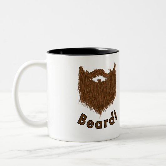 Bartklub, fleckiger Stubenbart Tasse (Links)