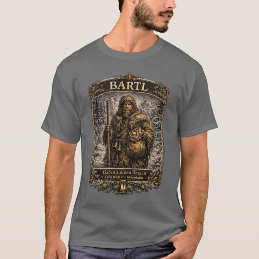 Bartl Alpine Christmas Gifts from the Mountains T-Shirt (Vorderseite)