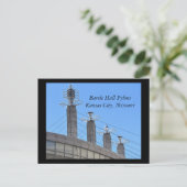 Bartle Hall Pylons, Kansas City, Missouri Postkarte (Stehend Vorderseite)