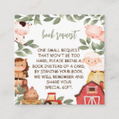 Bartlebewesen Buchanfrage Begleitkarte (Vorderseite)