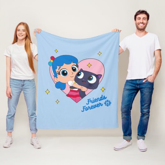 Bartleby - Freunde für immer Fleecedecke (Beispiel)