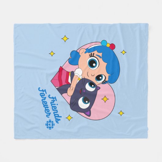 Bartleby - Freunde für immer Fleecedecke (Vorderseite (Horizontal))