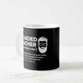Bartlehrer Funny Definition Personalisiert Kaffeetasse (Vorderseite Links)