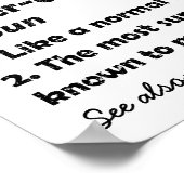 Bartlehrer Funny Definition Personalisiert Poster (Ecke)