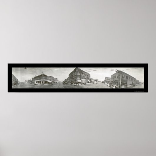 Bartlesville, Oklahoma Foto 1910 Poster (Vorne)