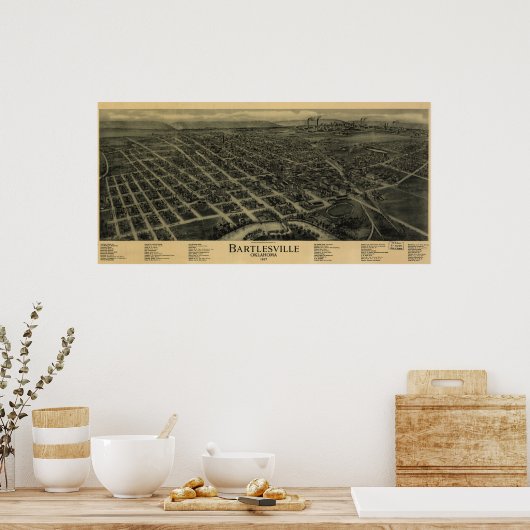 Bartlesville, Oklahoma Poster (Küche)