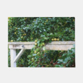 Bartlett Birnen auf Bäumen Hitching Post Fußmatte (Vorderseite)