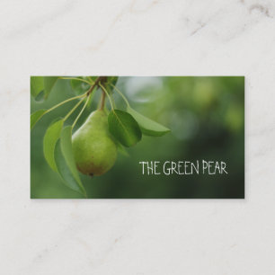 Bartlett Pear Tree, Bio Birnen Visitenkarte